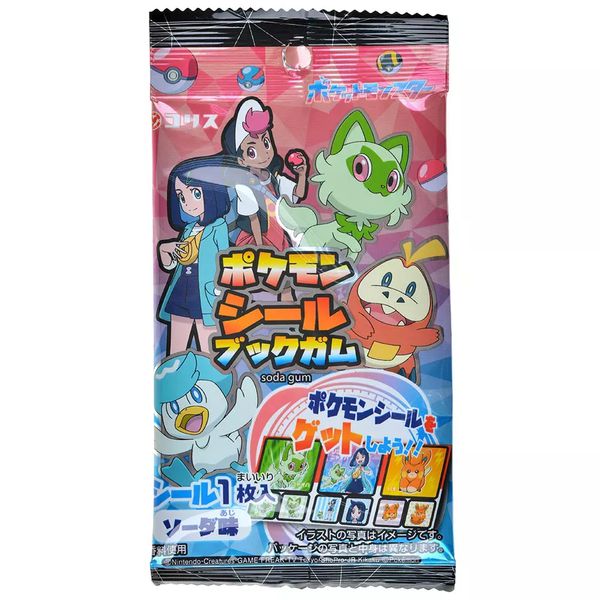 Жевательная резинка Coris - Покемон (жевачка+наклейки Pokemon Seal Book)