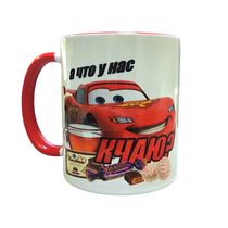 Кружка Тачки - Мем а что у нас кчаю