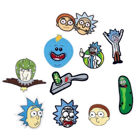 Набор нашивок Рик и Морти (Rick and Morty)
