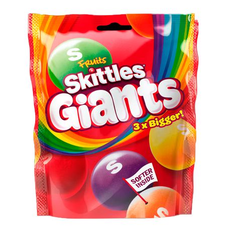Skittles Giants Fruits (драже) 141 гр