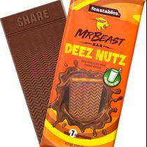 Шоколад MrBeast - Deez Nuts Feastables С арахисовой пастой 35 гр