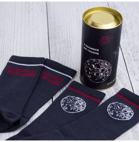 Носки Космос, в тубусе, 2 пары изображение 2