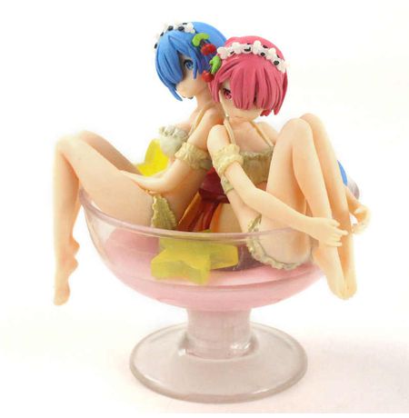 Фигурка Re:Zero - Рем и Рам в пудинге (Re:Zero Starting Life in Another World Rem and Ram)