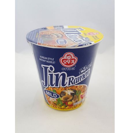Лапша Jin Ramen неострая со вкусом грибов