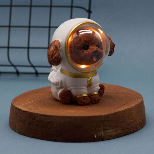 Светильник Собака-Космонавт (Пудель) 10 см изображение 3