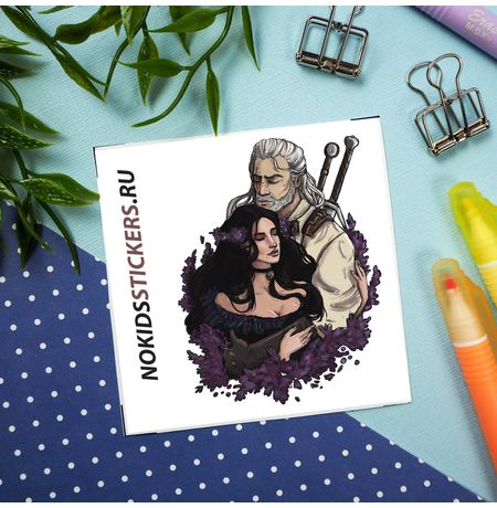 Стикер Ведьмак (Witcher) No kid's