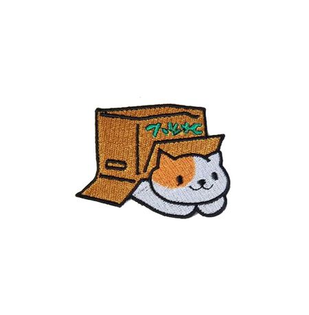 Нашивка Кот в коробке