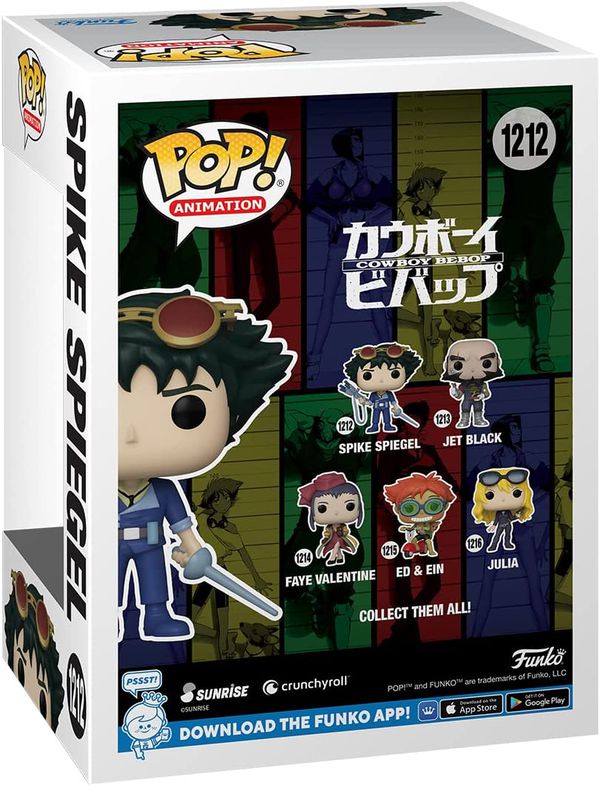 Фигурка Funko POP! Ковбой Бибоп - Спайк Шпигель (Cowboy Bebop - Spike Spiegel) изображение 4