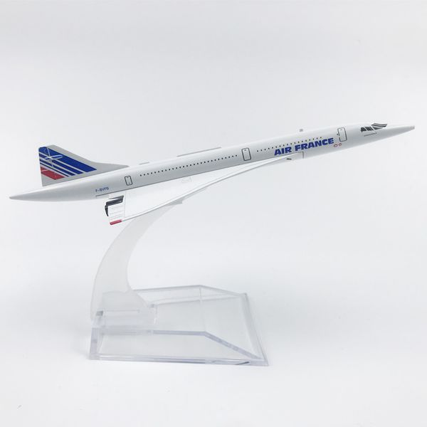 Металлическая модель самолета Concorde 101 Air France
