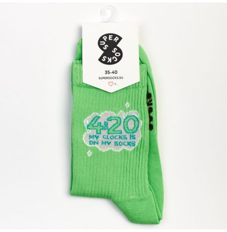 Носки SUPER SOCKS 4:20 изображение 2