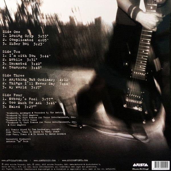 Виниловая пластинка Avril Lavigne – Let Go RM 180 RE 2 LP изображение 2