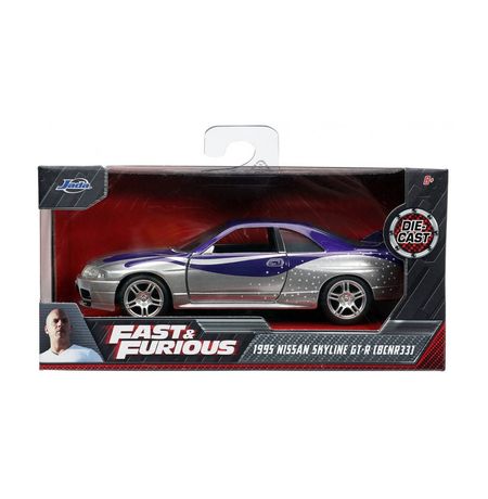 Модель машинки Форсаж - Nissan Skyline GT-R 33 (Fast & Furious - Hollywood Rides) изображение 3