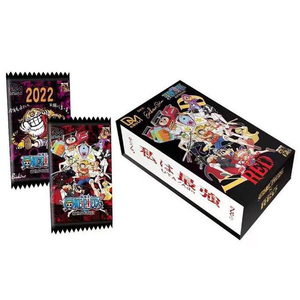 Коллекционные карточки One Piece Film: Red Категория Premium 5 штук в бустере (Большой Куш)