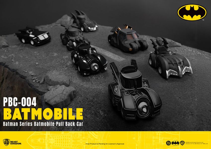 Блайнд-бокс Batman Beast Kingdom: Batmobile Pull Back Car, 5 см изображение 2