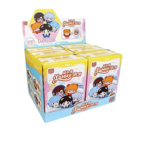 Блайнд-бокс: мягкая игрушка-брелок Evangelion LDCX Yummy Box, 10 см