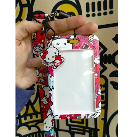 Картхолдер Hello Kitty, пластик 11х6,8 см, 48 см изображение 3
