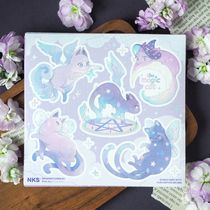Наклейки Волшебные Коты (FAIRY KITTY), стикеры NKS Q-Pack