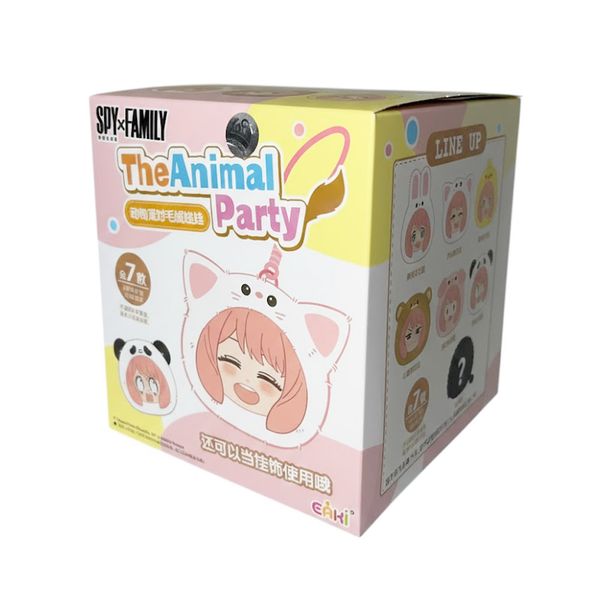 Случайная мягкая игрушка-брелок Spy Family Аня в шапке (Семья Шпионов) 12 см Лицензия изображение 2