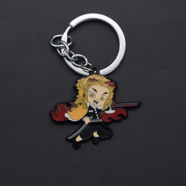 Брелок Клинок рассекающий демонов - Ренгоку Кёджуро (Demon Slayer)