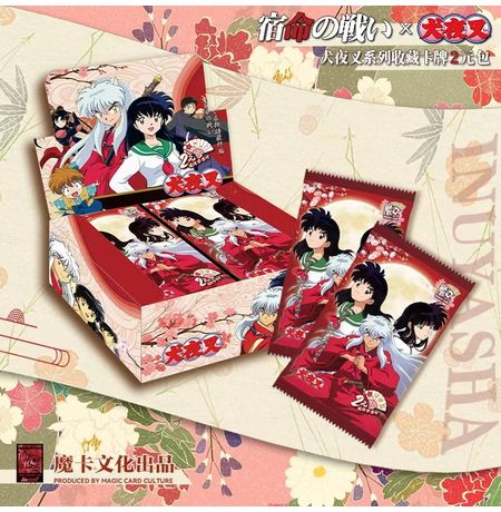 Коллекционные карточки Инуяша (InuYasha) Тир 2, 3 штуки в бустере