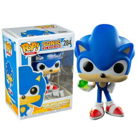 Фигурка Funko POP! Соник с Изумрудом (Sonic the Hedgehog - Sonic with Emerald)