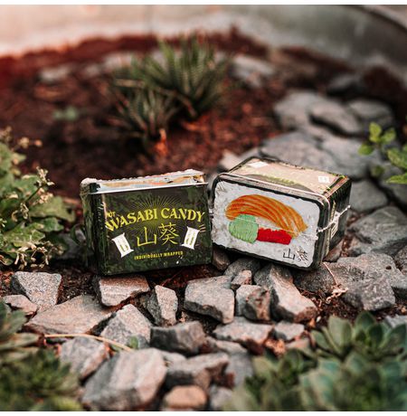Конфеты Wasabi Candy, в металлической коробке изображение 2