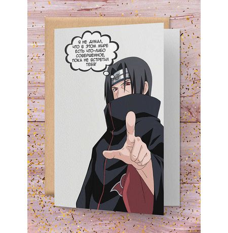Открытка Наруто - Итачи (Naruto) 10,4х14 см