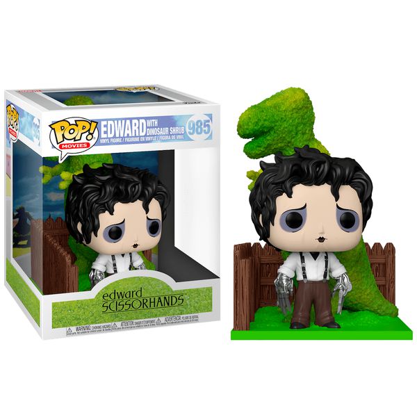 Фигурка Funko POP! Эдвард Руки-ножницы с кустом-динозавром (Edward Scissorhands with Dinosaur Shrub)