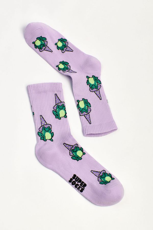 Носки SUPER SOCKS Лягушка волшебник (размер 40-45)