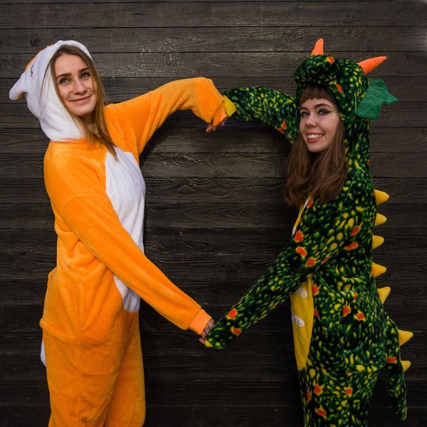 Пижама кигуруми Динозавр Трицератопс Темно-зеленый изображение 2