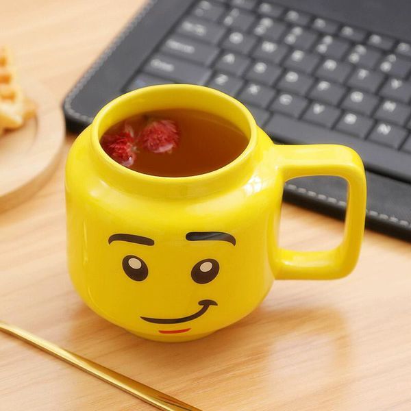 Кружка Лего голова 3D (LEGO) изображение 2