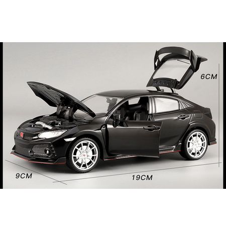 Коллекционная металлическая (Die Cast) модель Honda Civic Type-R 1:24 изображение 2