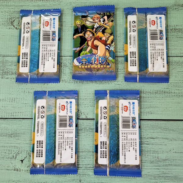 Коллекционные карточки One Piece Тир №1 Набор из 5 бустеров (Большой Куш) изображение 3