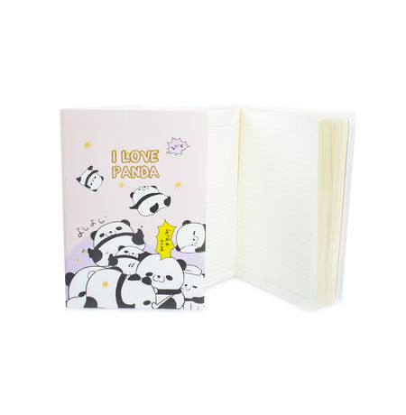Блокнот Панды - Друг на друге, розовый