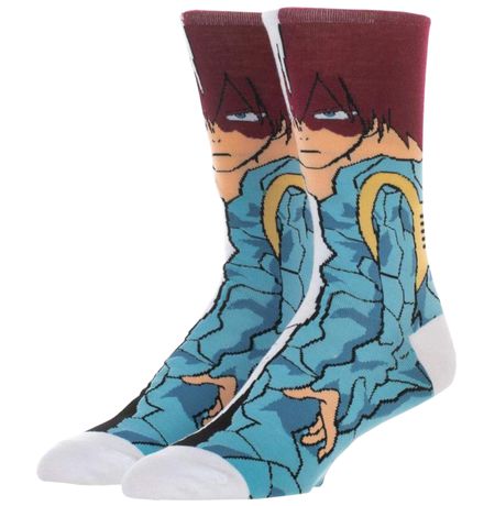 Носки Моя геройская академия - Шото Тодороки, длинные (My Hero Academia) изображение 2