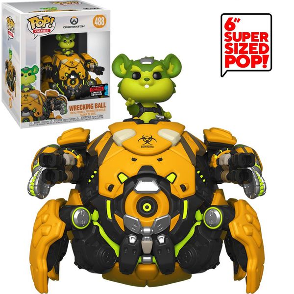 Фигурка Funko POP! Хомяк Таран - Overwatch (Wrecking Ball Toxic) NYCC 2019 Exclusive