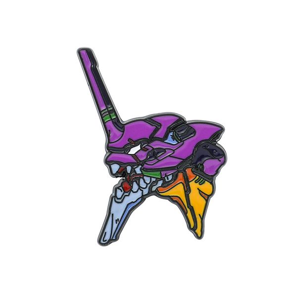 Значок Евангелион - Eva-01 Берсерк (Evangelion) (пин, металл) изображение 2