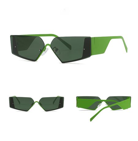 Очки Геометрия, зелёные изображение 2