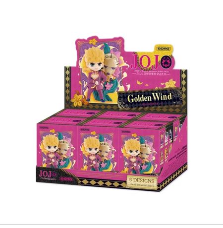 Случайная фигурка POP MART JoJo's Bizarre Adventure Golden Wind 9 см лицензия