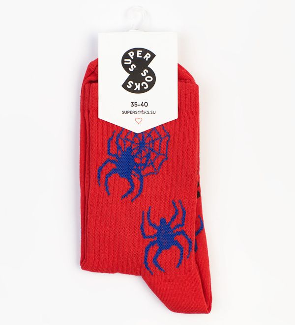Носки SUPER SOCKS Пауки (размер 40-45) изображение 2