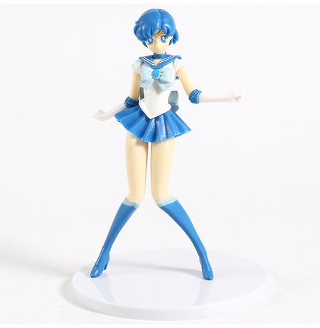 Фигурка Сейлор Меркурий в стойке (Sailor Mercury Pretty Guardian) 16 см УЦЕНКА