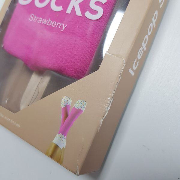Носки Мороженое клубничное УЦЕНКА изображение 3