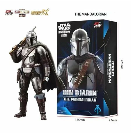 Статуэтка подвижная Звездные Войны - Мандалорец (Star Wars The Mandalorian ZD Toys) 19 см лицензия