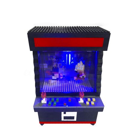 Конструктор аркадный автомат Street Fighter (с подсветкой) изображение 3