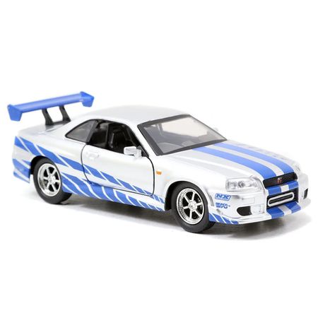 Коллекционная металлическая (Die Cast) модель Brian's Nissan Skyline GTR R34 1:32 (Fast & Furious) изображение 5