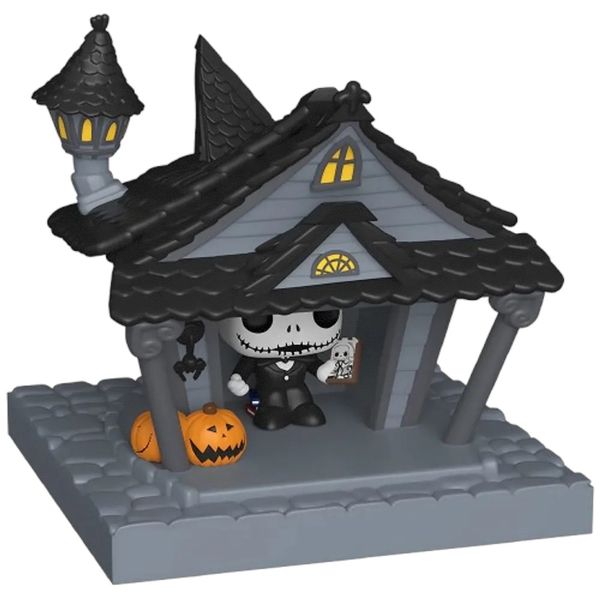 Фигурка Funko Bitty POP! Джек Скелингтон в доме - Кошмар перед Рождеством  (Jack Skellington) изображение 2