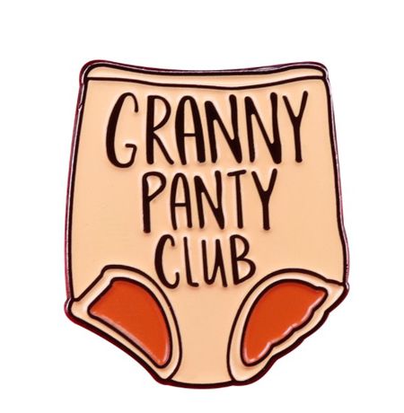 Значок Granny panty club