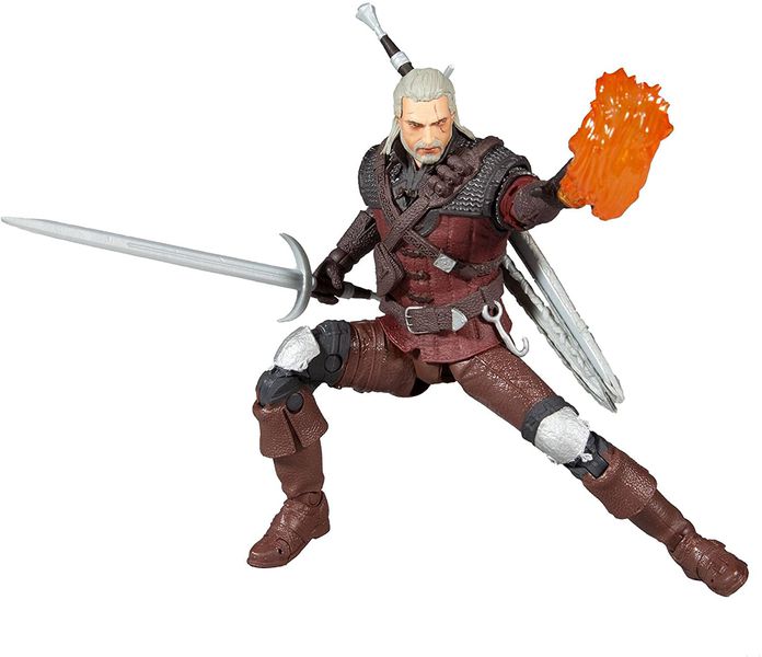 Фигурка Ведьмак - Геральт из Ривии (The Witcher - Geralt) McFarlane 18 см лицензия изображение 2