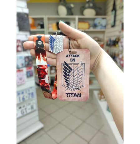 Картхолдер Атака На Титанов - Attack On Titan, пластик 11х6,8 см, 48 см изображение 4