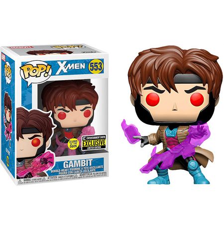 Фигурка Funko POP! Гамбит - Светится в темноте Эксклюзив (Gambit EE Exclusive GITD) изображение 2